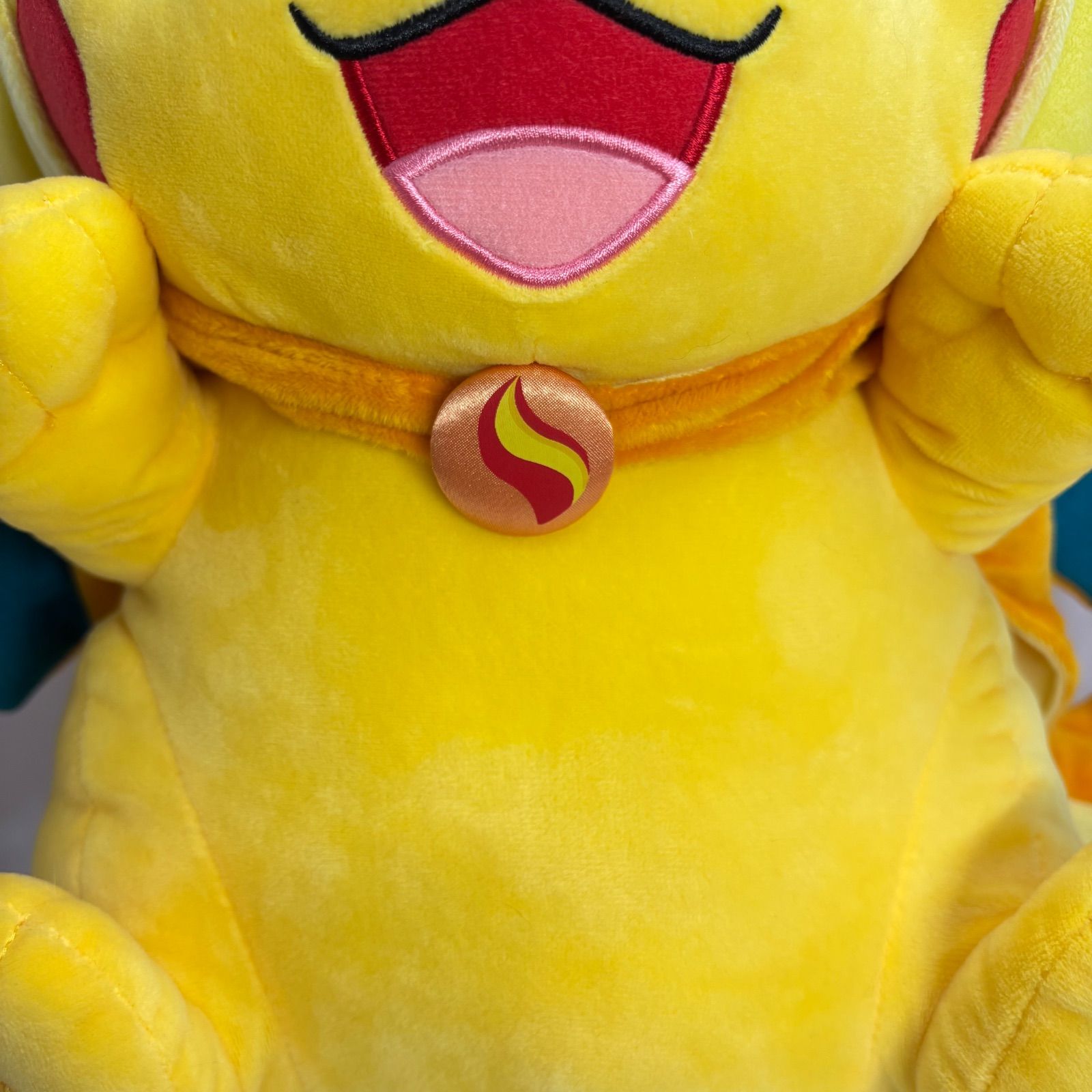 タグ付き】約55cm ピカチュウ メガリザードンY Ver