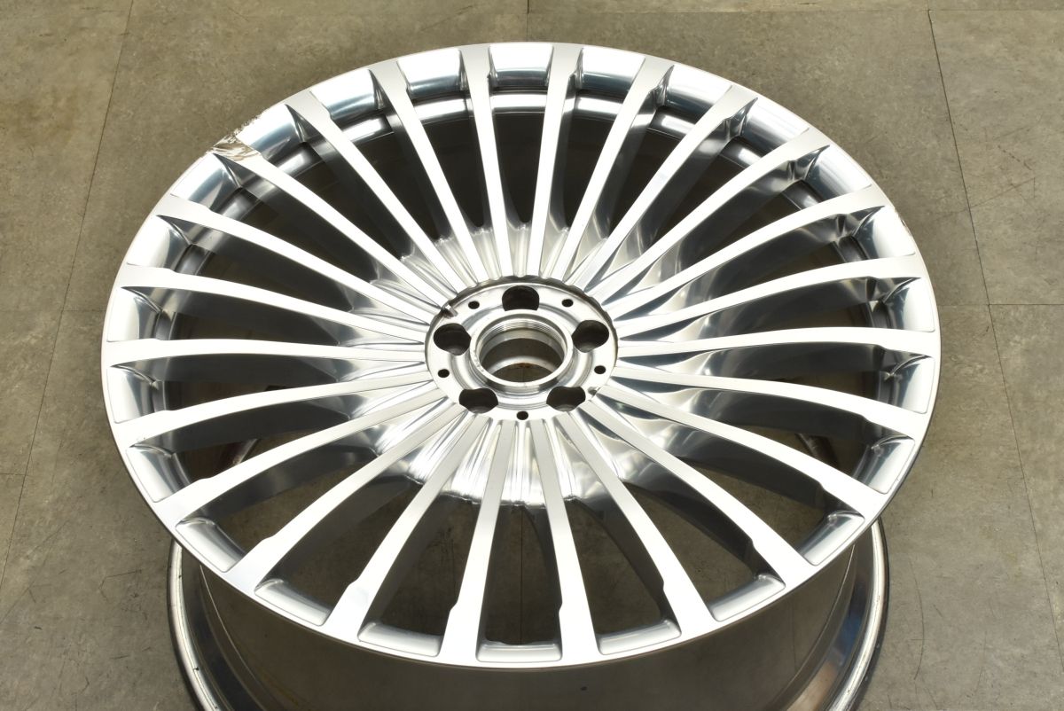 鍛造 メルセデスマイバッハ X167 GLS600 純正 23in 11.5J 47 PCD112 品番 A1674011700 1本 バフポリッシュ