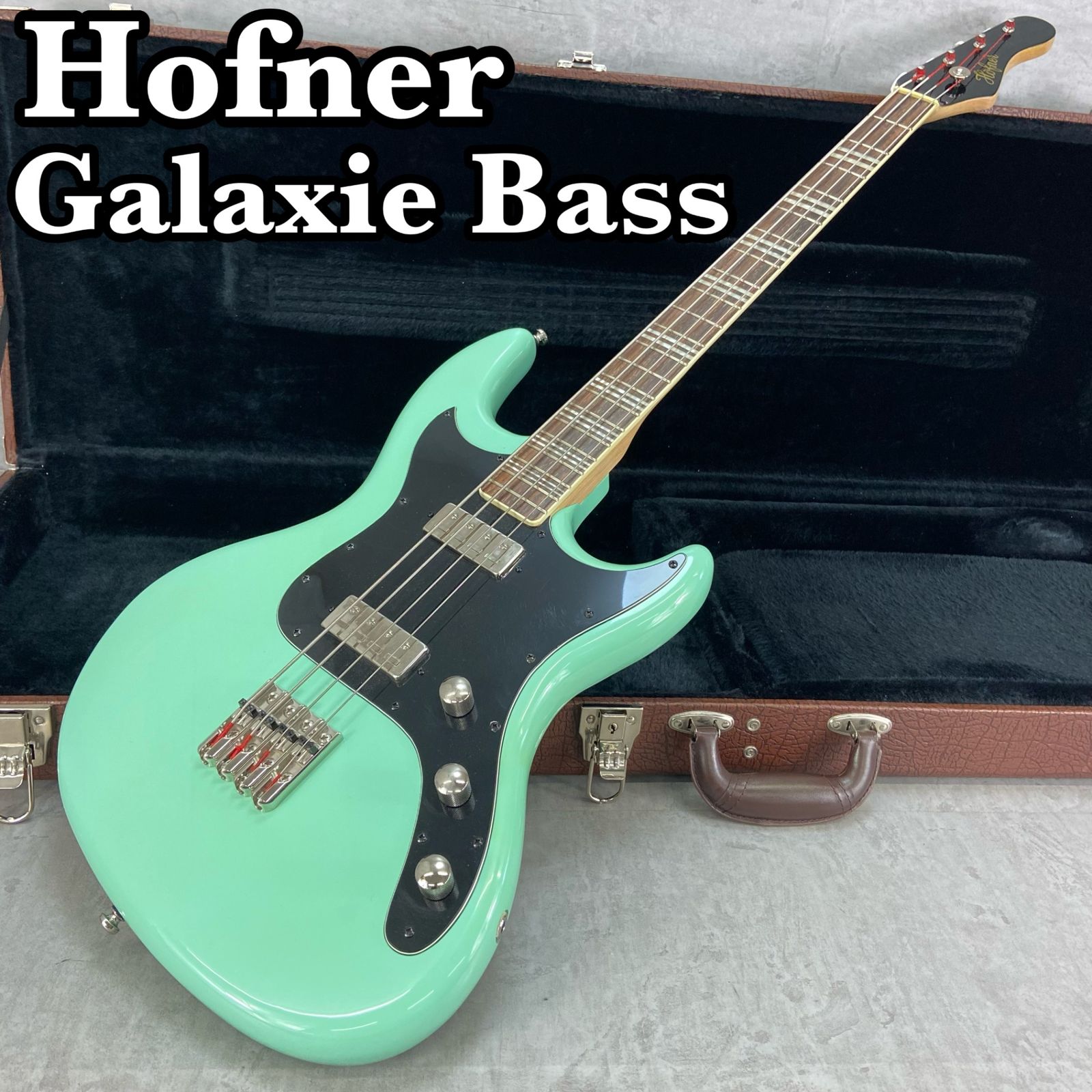 【ナツルさん専用】Hofner製⁇ エレキベース ック 稼働品 Hofner カールヘフナー エレキベース HCT-GLXB-BL ショート