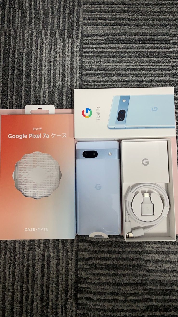 定番キャンバス 新品 未使用 Google Pixel 7a SIMフリー カラーSea