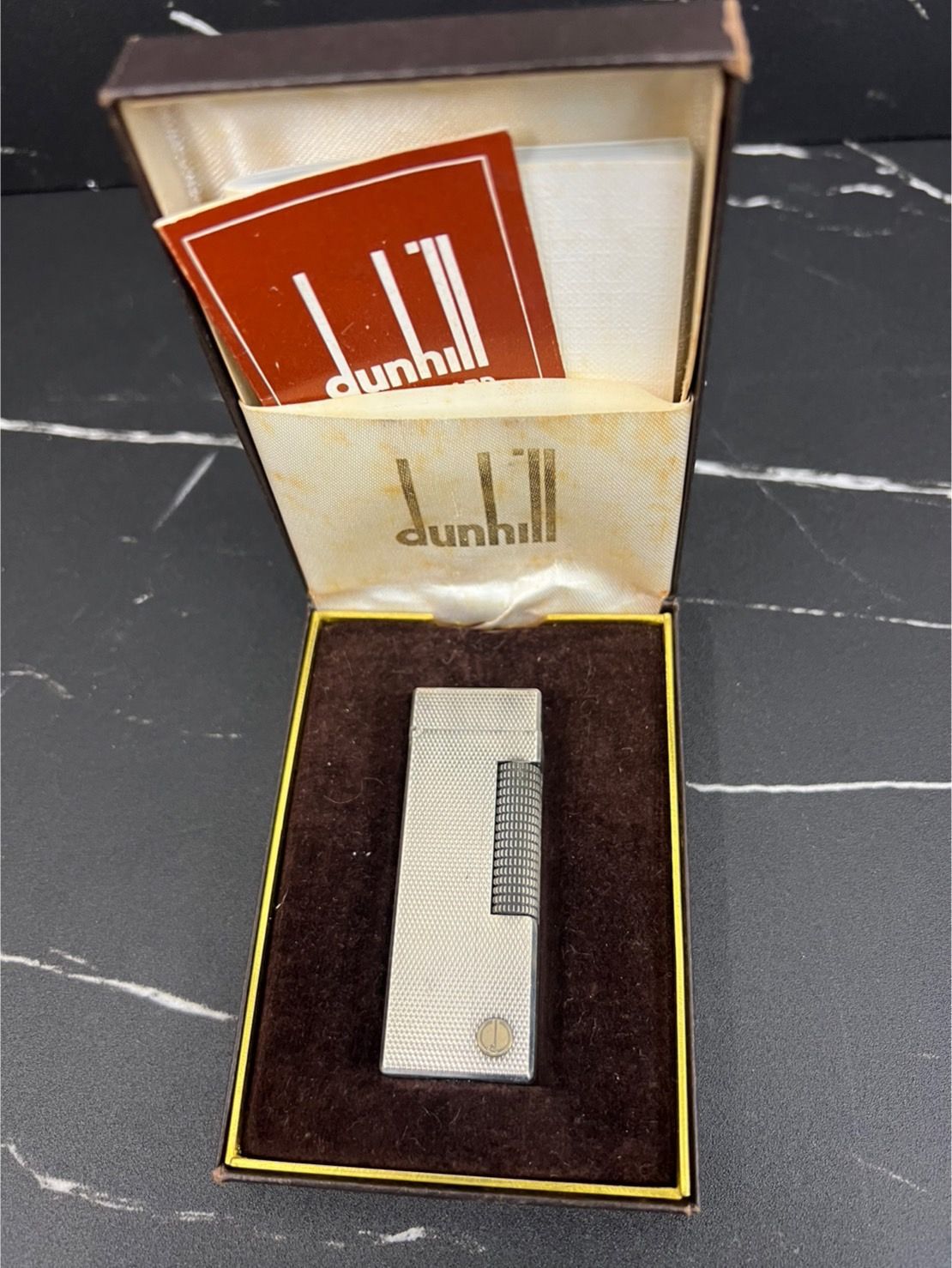 【英国王室御用達】★箱有 Dunhill シルバー925 カフリンクス ダンヒル ダンヒル dunhill カフス カフリンクス カフスボタン Dシリーズ