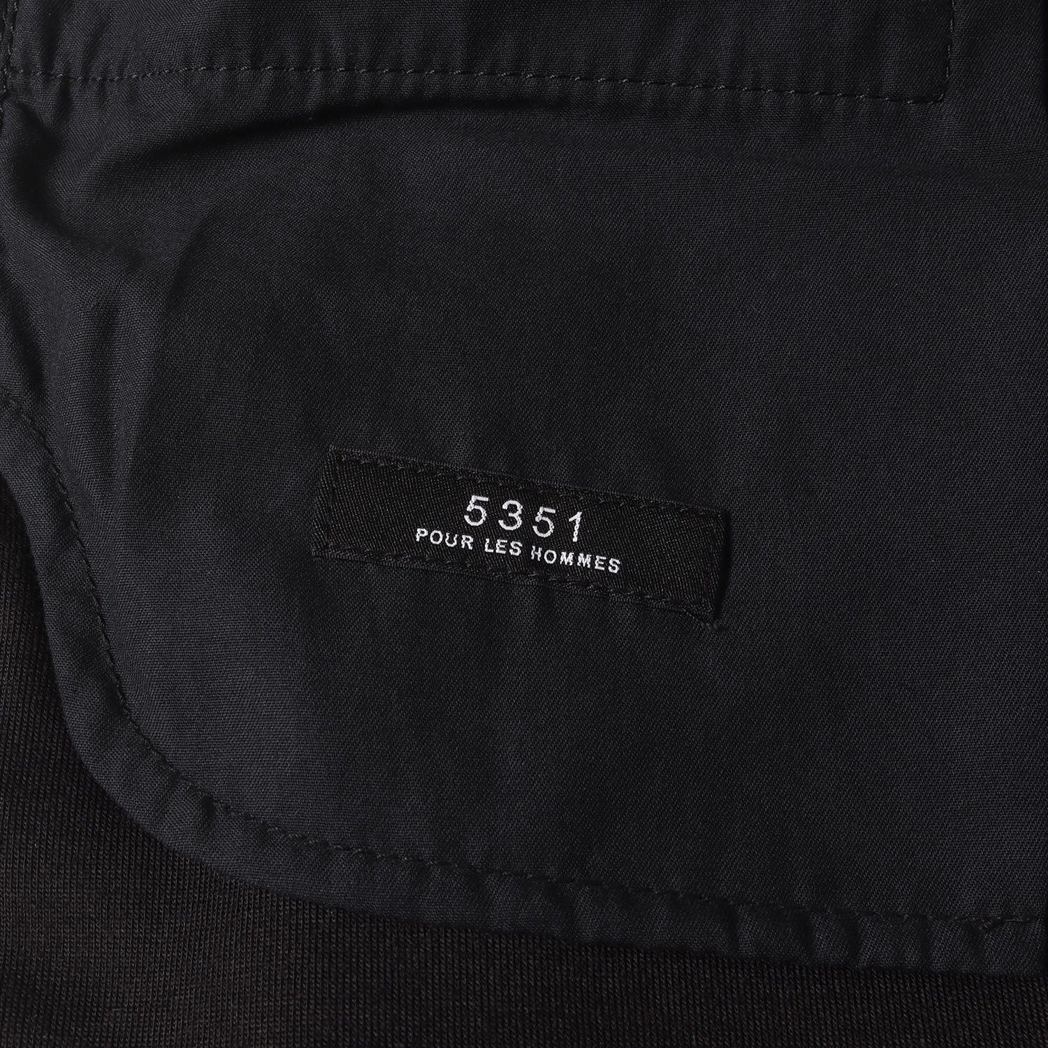  LES HOMMES 5351プールオム パンツ ブラック 黒 サイズ 48 ゴートスキンレザー 5ポケットパンツ ボトムス ズボン メンズ その他 パンツ