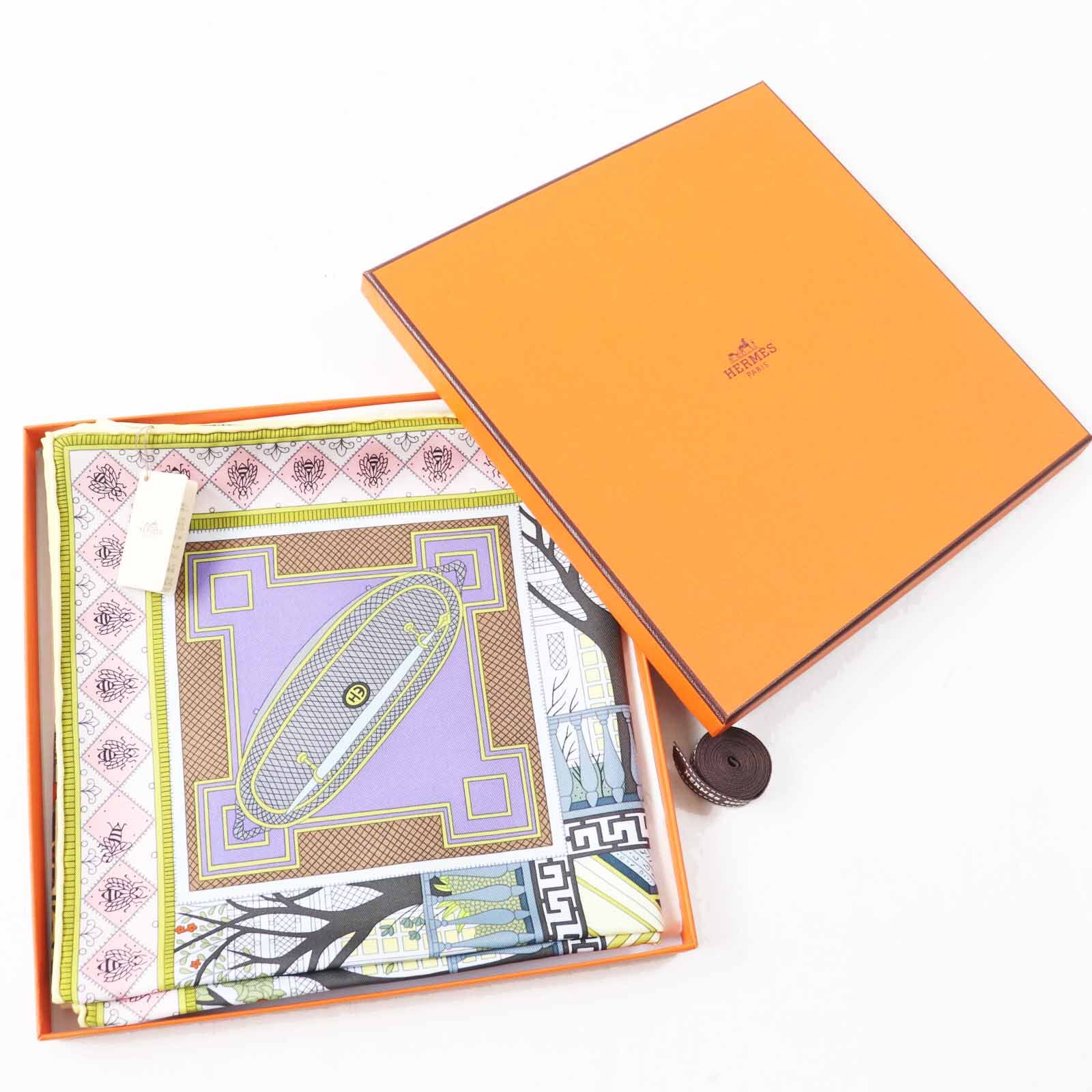 未使用品◎HERMES エルメス カレ90 Objets de Curiosite オブジェ ドゥ  