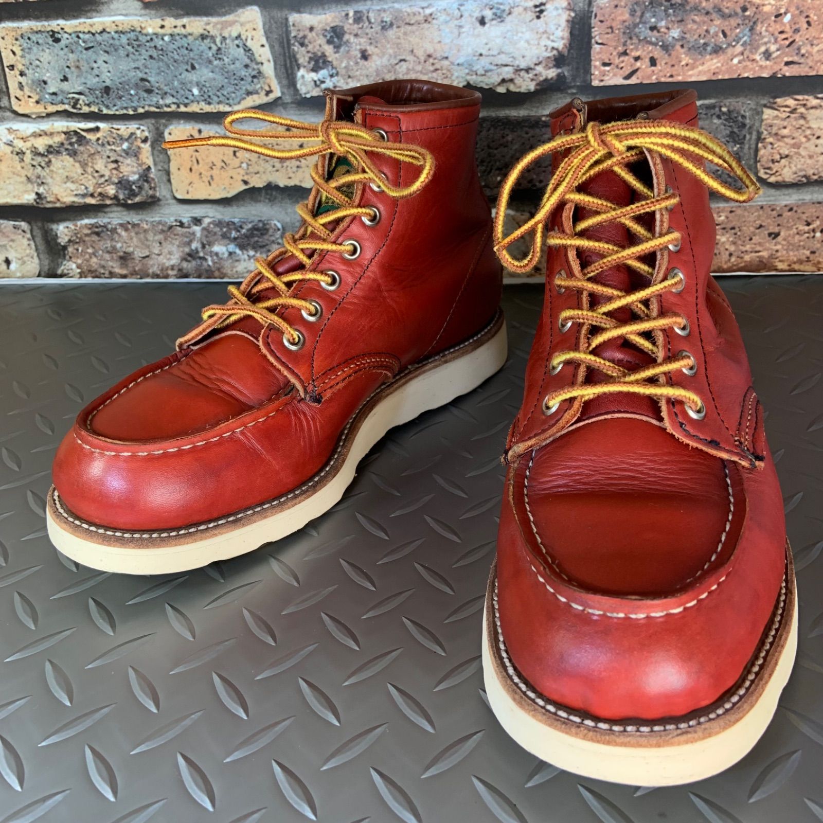 REDWING875 レッドウィング 半円犬タグ 1995年製 サイズ61/2E 重た