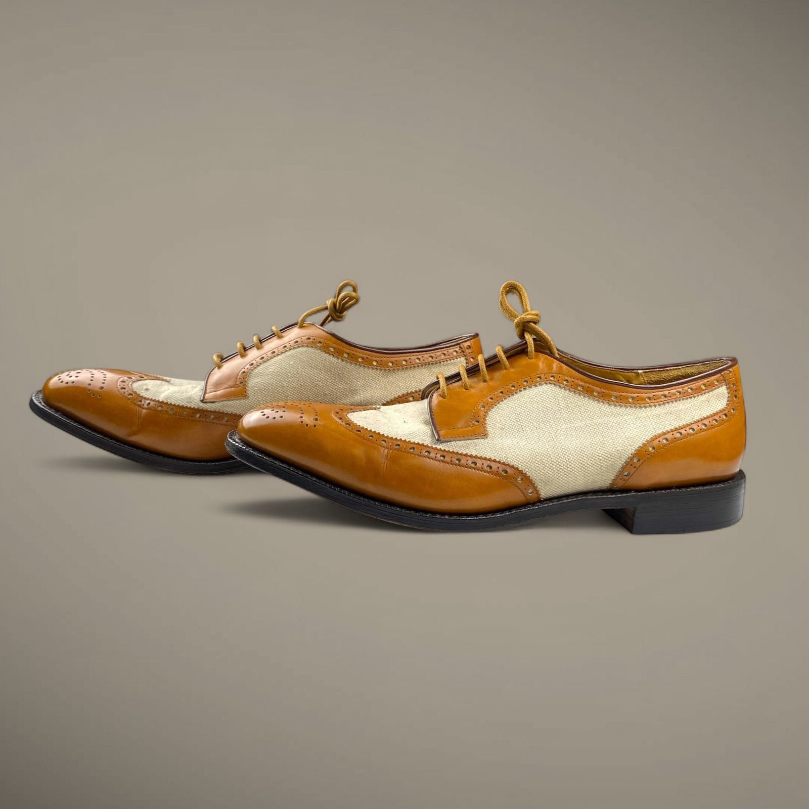 YSLヴィンテージ】イヴ・サンローランウィングチップドレスシューズ