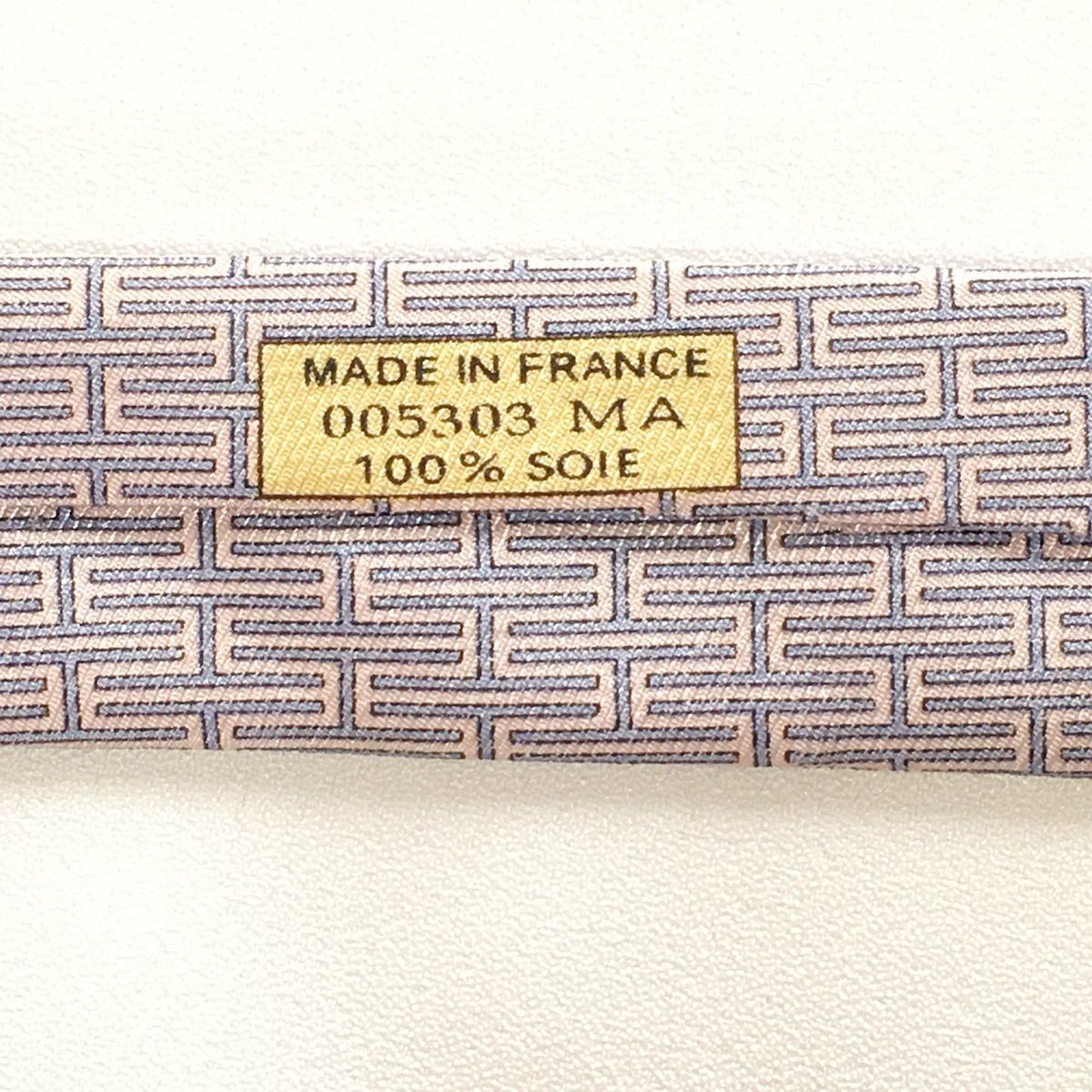 美品 エルメス HERMES ネクタイ シルク100% フランス製