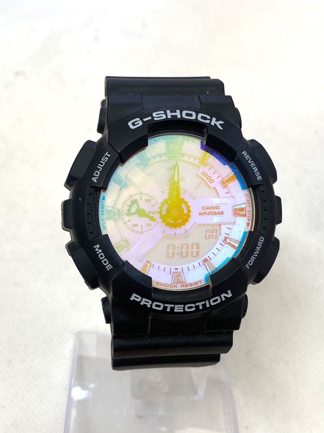 CASIO カシオ G-SHOCK ジーショック GA-110SR 腕時計 クォーツ メンズ 黒 ブラック 稼働 mt092801