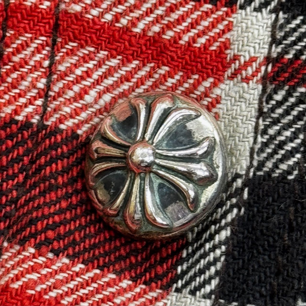 C*S様 クロムハーツ　チェック柄ネルシャツ グレー系 C*S様 クロムハーツ チェック柄ネルシャツ グレー系 C*S様 クロム