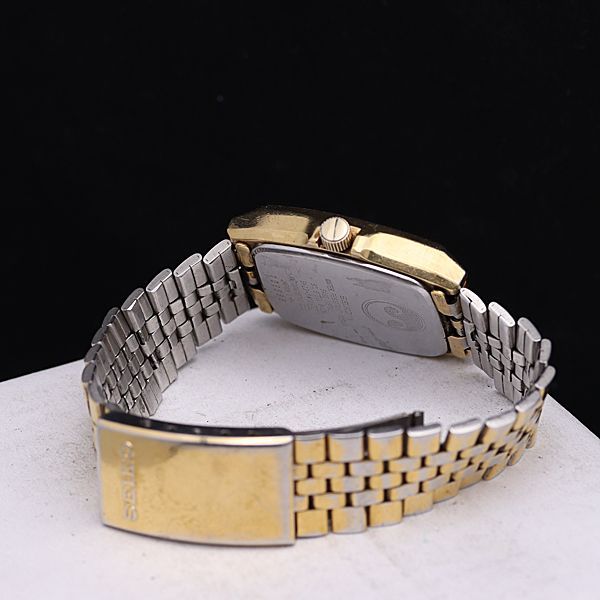 【美品/新品電池】 SEIKO クロノス メンズ 腕時計 デイデイト ゴールド 外箱美品/新品電池】 SEIKO Chronos メンズ 腕時計 ゴールド