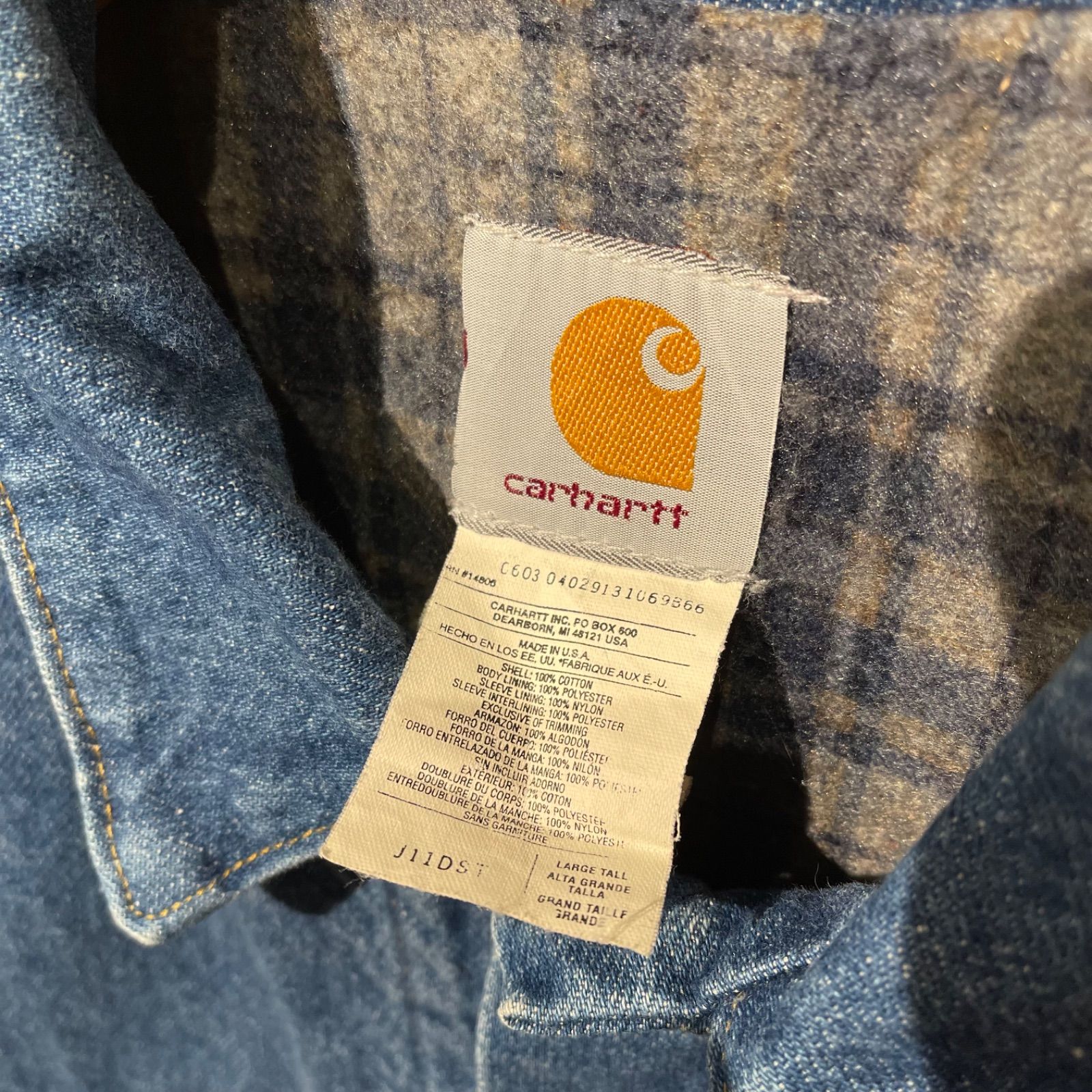80's〜 USA製 Carhartt カーハート デニムジャケット - メルカリ