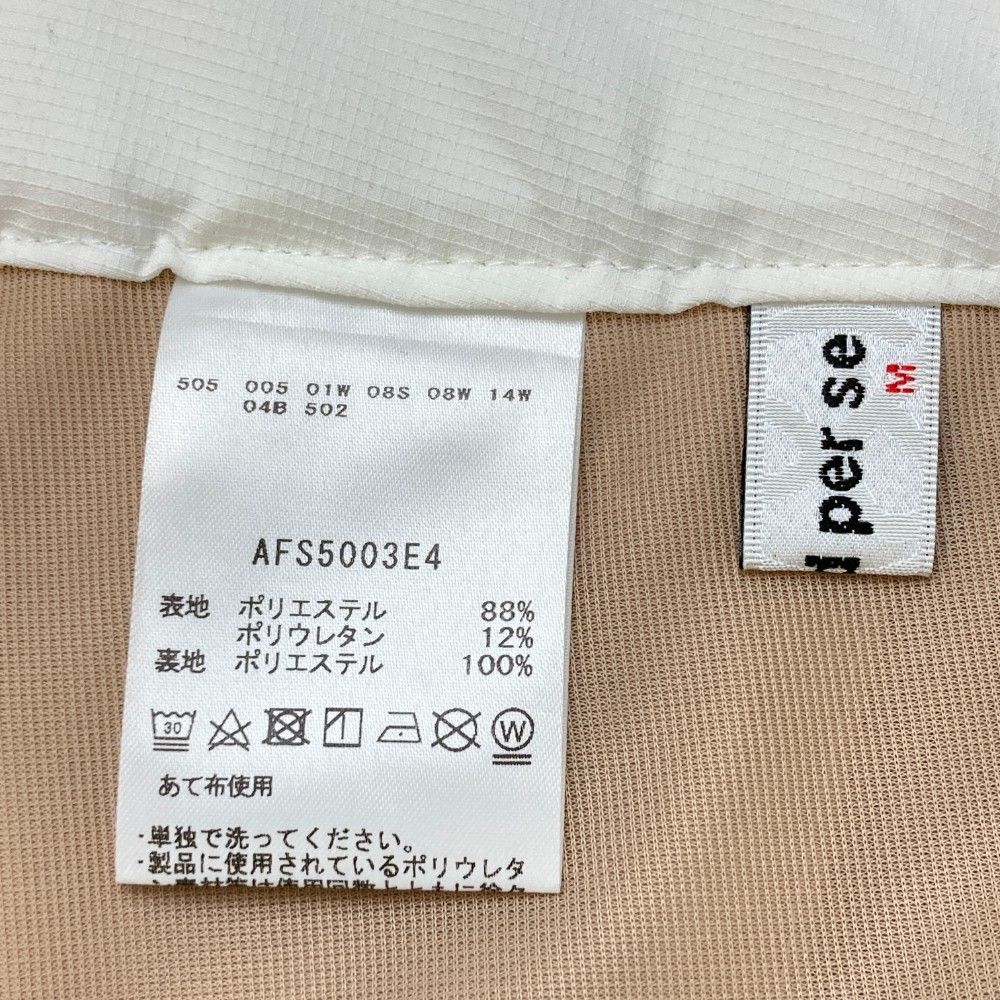 サイズ：M AND PER SE アンパスィ  ストレッチパンツ  ホワイト系 [240101430135] ゴルフウェア レディース ストスト AND PER SE アンパスィ パンツ ホワイト系 S ゴルフウェア