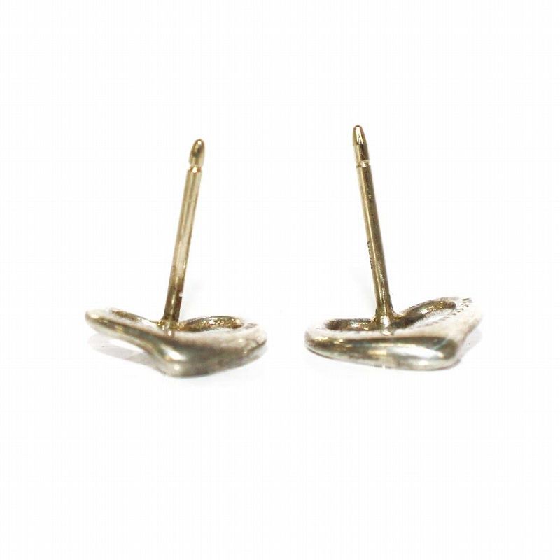 〔正規品〕 ティファニー ハートスタッドピアス SV925 / ポスト585 Tiffany & Co. - 〔正規品〕 ティファニー ハートスタッドピアス
