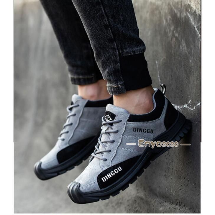 作業靴 通気性抜群 安全靴 おしゃれ スニーカー つま先保護 鋼先