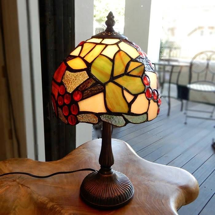 アンティーク調 テーブルランプ  ガラスインテリア照明 アンティーク風 ティファニー調 ステンドグラス テーブルランプ 寝室