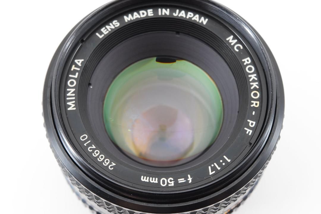 MINOLTA MC ROKKOR-PF 50mm F1.7 L725 - メルカリShops