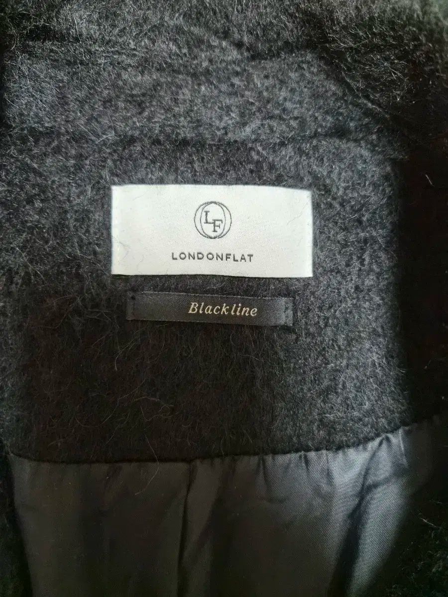 ロンドンフラット アルパカ モヘア ブラック ジャケット