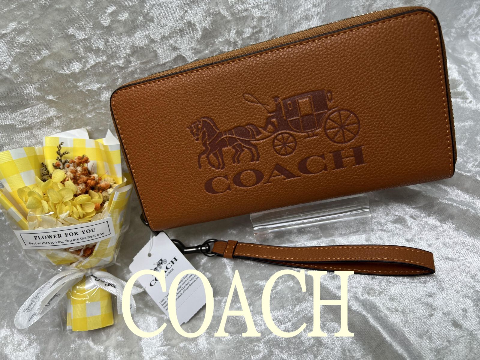 COACH 財布 コーチ 長財布 ハート チェリー プリント さくらんぼ 柄