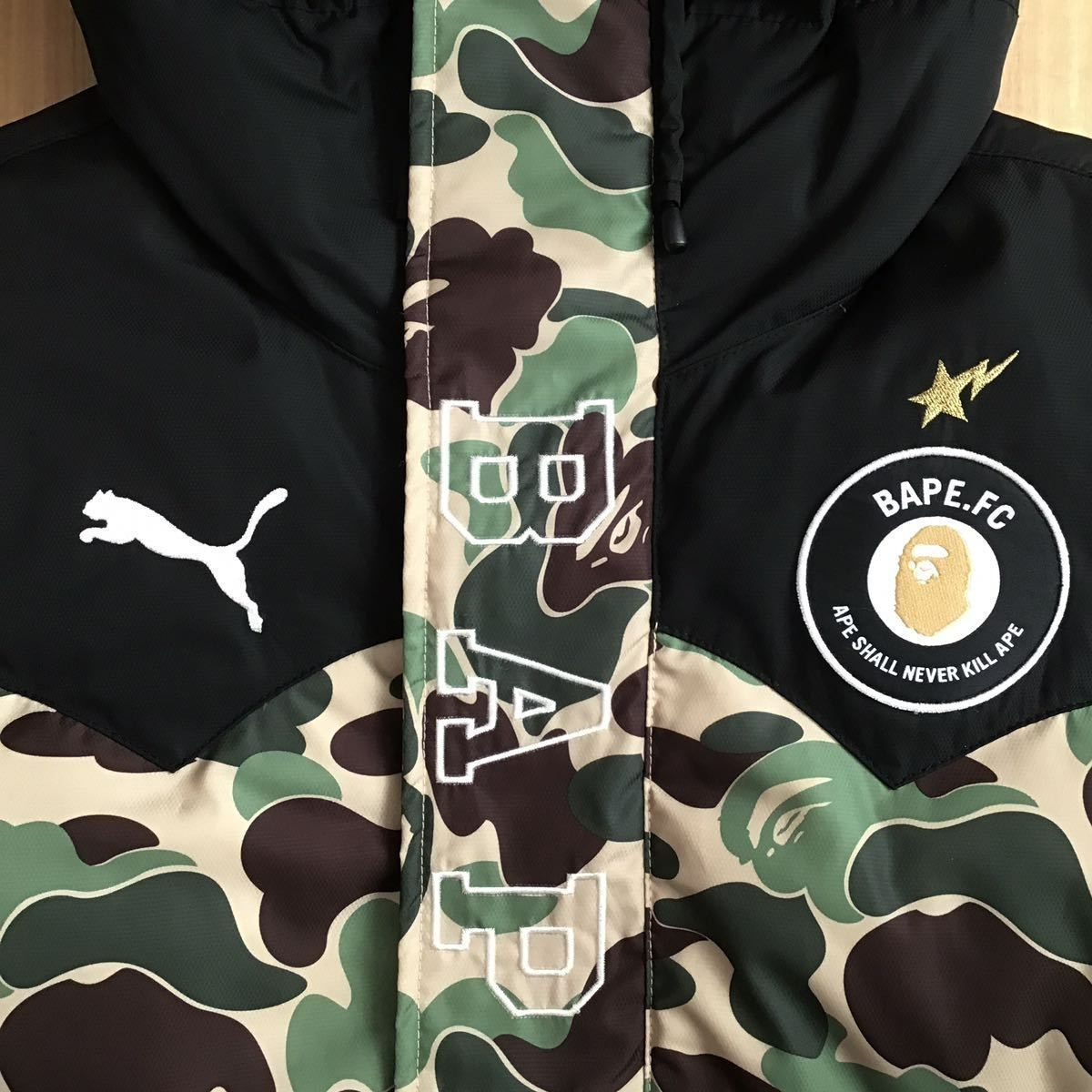 PUMA × BAPE Hoodie Long Coat XSサイズ a bathing ape ABC camo