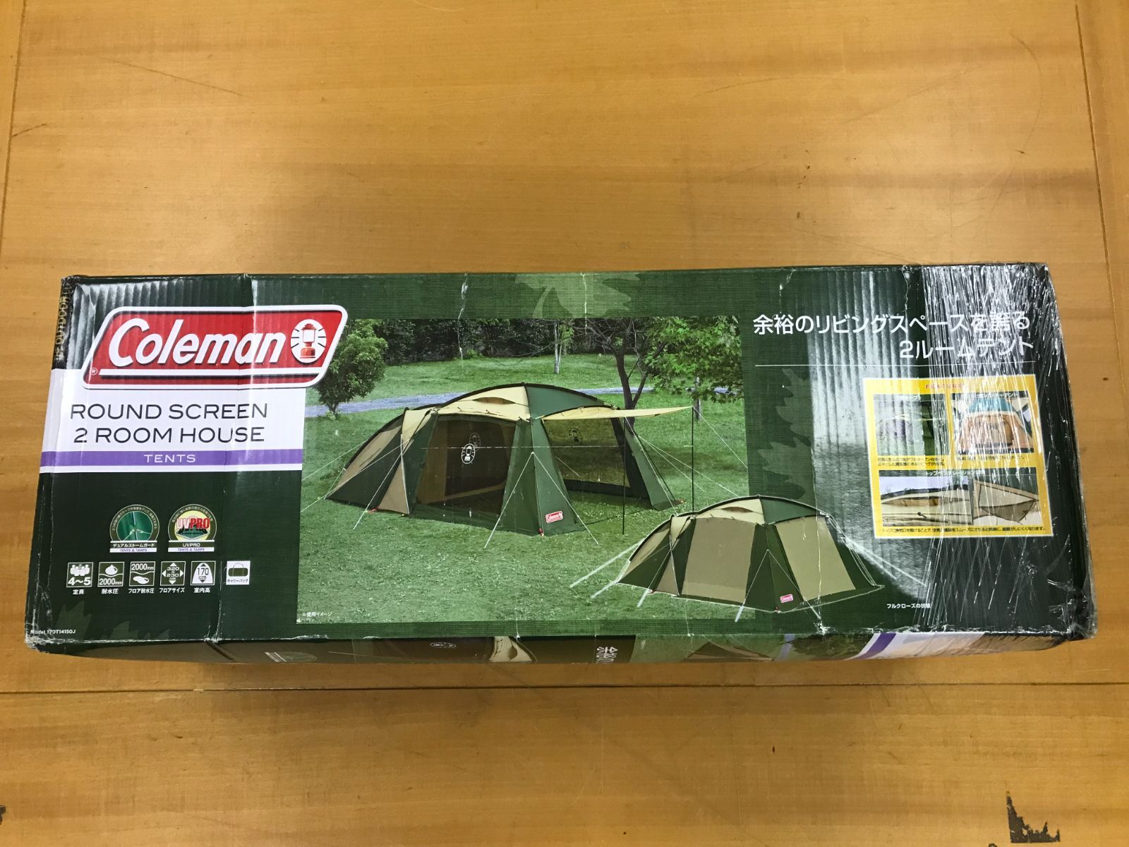 ☆38-630】□未使用□未開封品 Coleman ラウンドスクリーン 2ルームハウス ☆38-630】□未使用□未開封品 Coleman ラウンドスクリーン 2ルームハウス