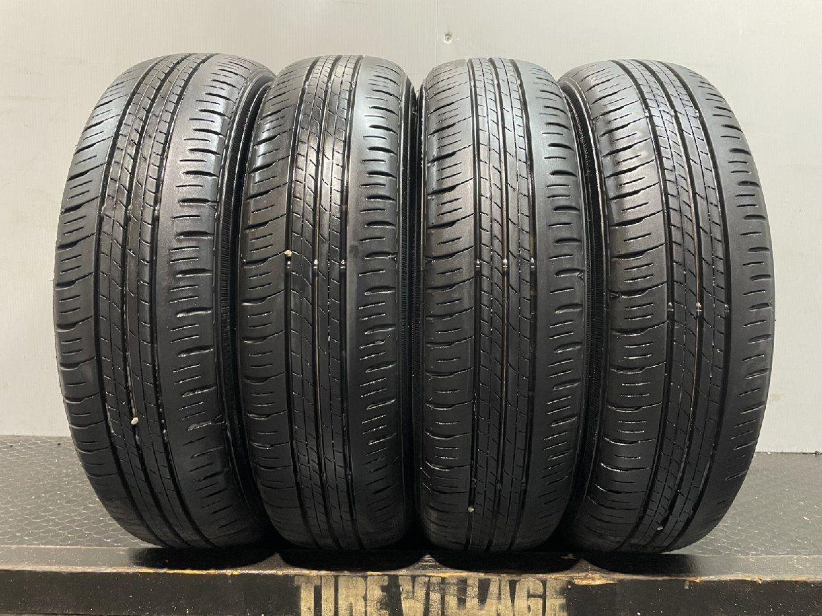 DUNLOP ENASAVE EC300 155 70R13 13インチ 夏タイヤ 4本 20年製 バリ溝 ピクシスエポック スクラムワゴン ミライース等 KTD433