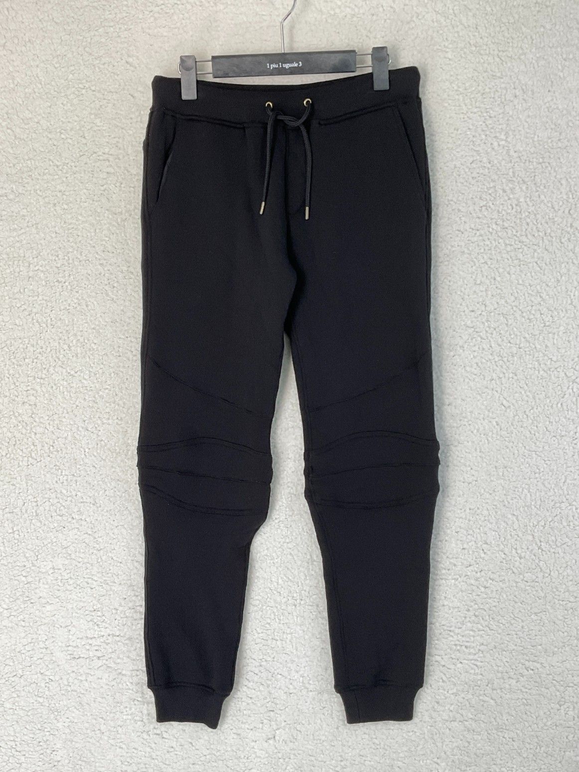 未使用 1piu1uguale3 ウノピゥウ 4 ブラック BIKER RIB バイカー  