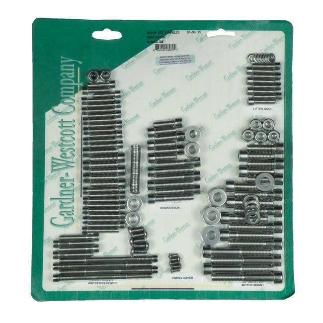 GARDNER-WESTCOTT Motor screw set polished ss allen | 975883