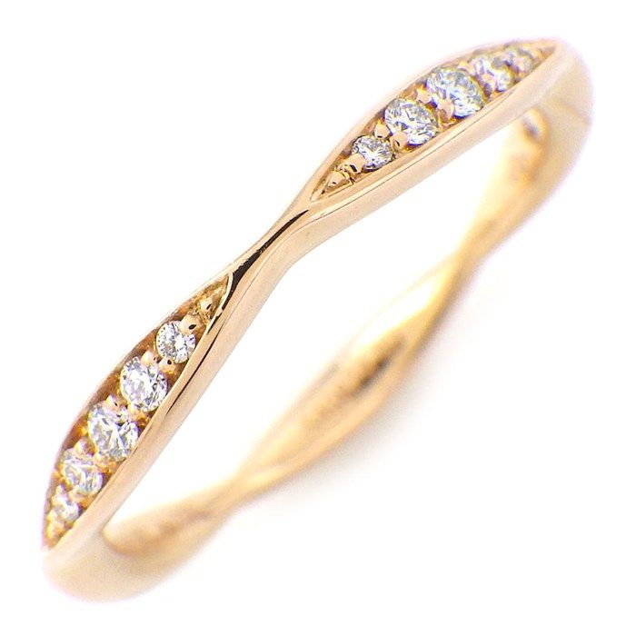 シャネル CHANEL リング カメリア ハーフエタニティ J10836  