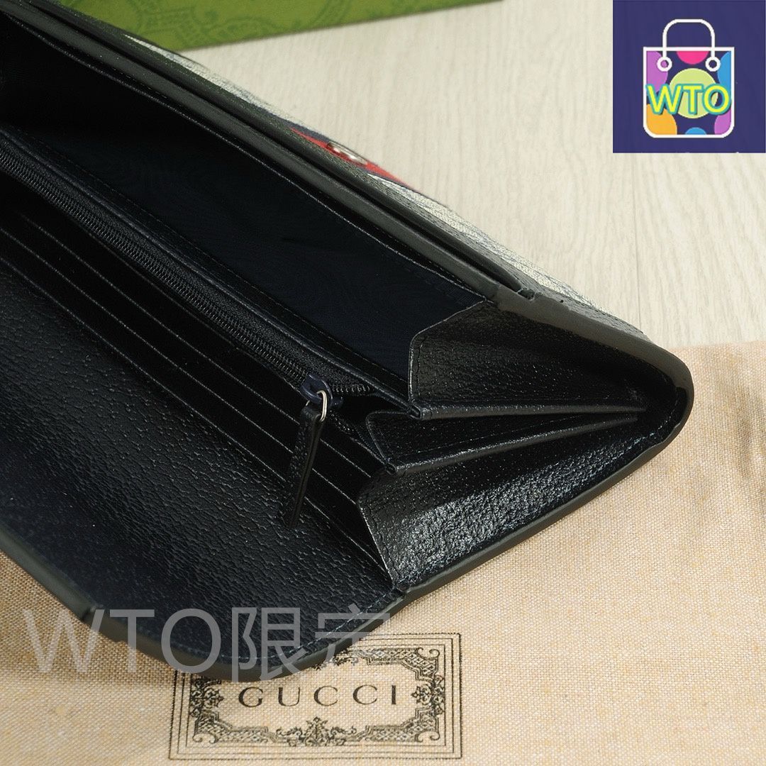 今日特価】Gucci グッチ オフィディアシリーズ 二つ折り財布 GG