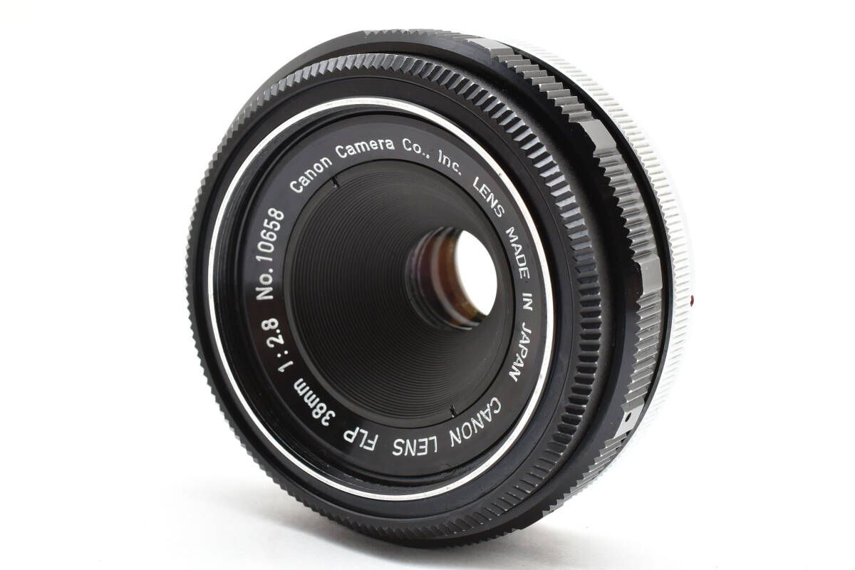 キヤノン Canon FLP 38mm F2.8 Lens PELLIX パンケーキ W0999 AW2357