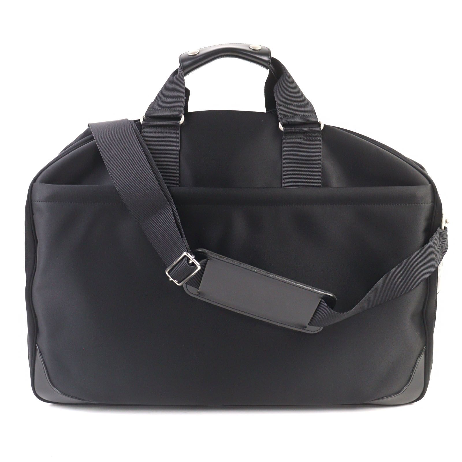 ○PORTER ポーター TRUNK 2WAY GARMENT BOSTON ナイロンツイル ハンガー付き ビジネスバッグ ボストンバッグ ブラック 日本製 メンズ