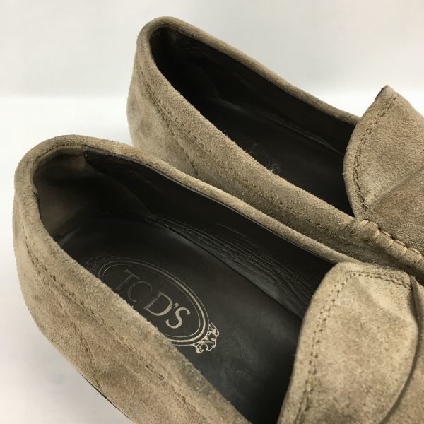 試着交換OK！TOD'S/トッズ サイズ11 29.0-29.5程度 イタリア製 モカシン スリッポン コインローファー ベージュ ヌバック管NO. WZG-156 #BUZZBERG - メルカリ