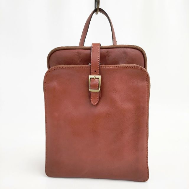 Tuscany Leather トスカニーレザー リュック デイパック ブラウン レディース 5-0929G∞