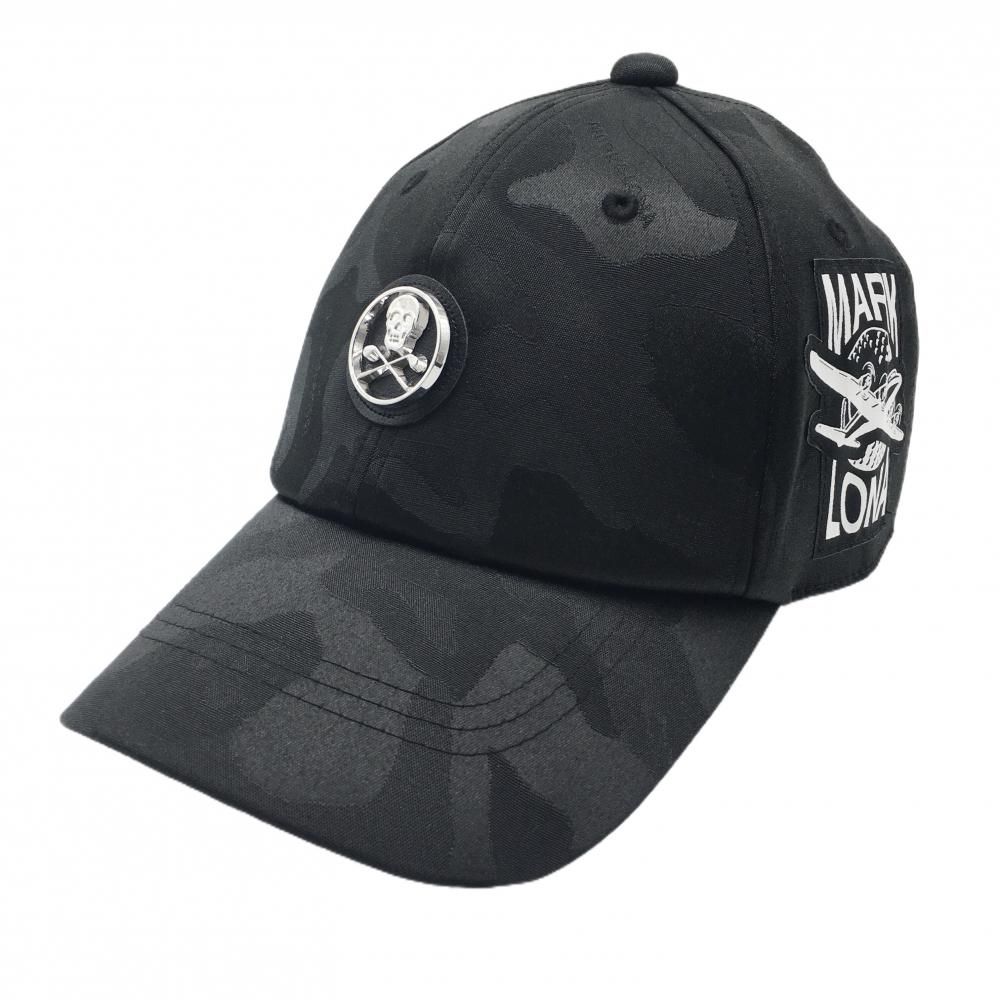 マークアンドロナ キャップ 黒 カモフラ スカル 迷彩 ゴルフウェア 2025年モデル MARK＆LONA