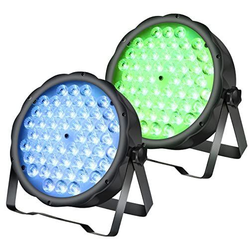 2p BETOPPER ディスコライト 54x1.5W RGBW LED 舞台照明 LPC008S