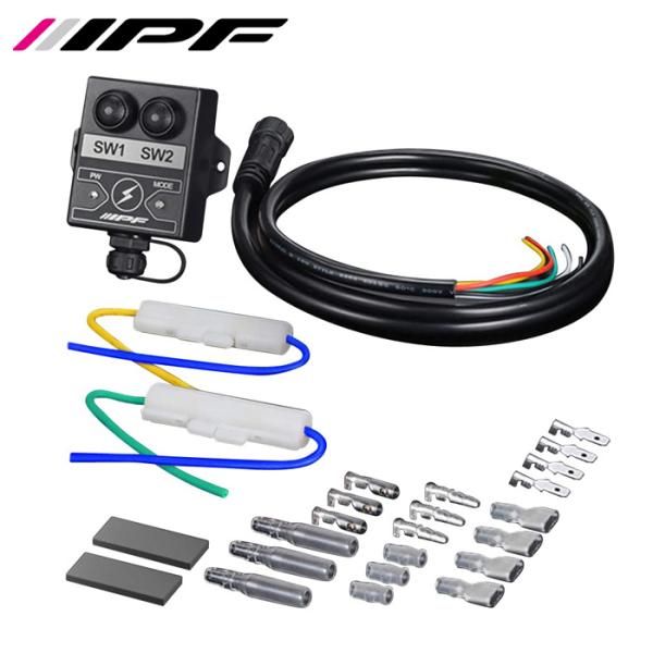 WRワイヤレススイッチ IPF製オフロードランプ スイッチ ワイヤレス操作 Bluetooth スマホ リモコン WR-3 WR-3 E1E1