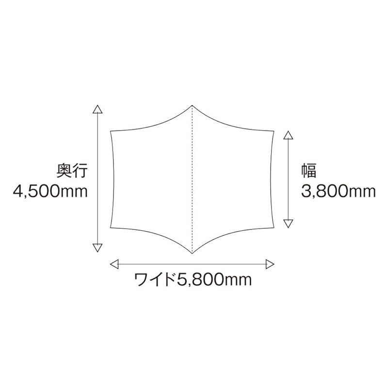 テンマクデザイン　サーカスST　コネクトヘキサ　ピグメントレス タープマニア】 この価格でこの広さ！ テンマクデザイン