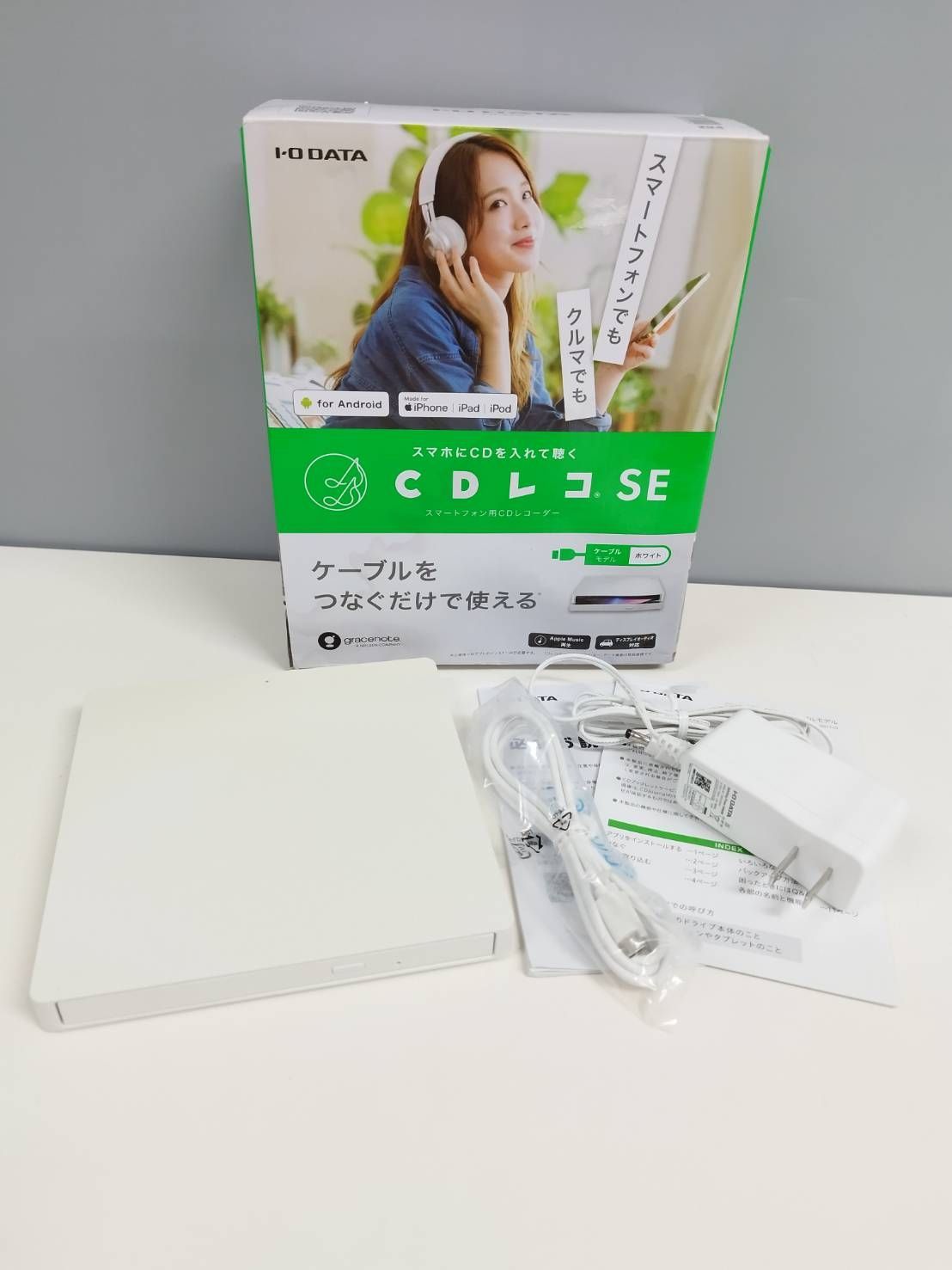 IO DATA CDレコ SE (CD-SEW) スマホ用CDレコーダー - メルカリ
