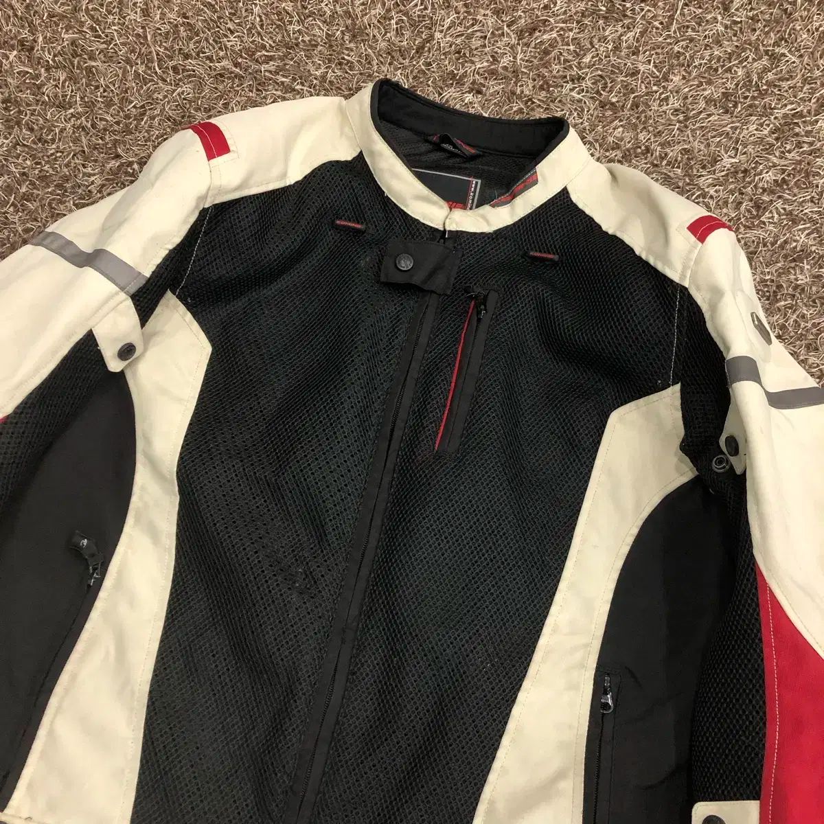 4XL Komine コミネ メッシュ オートバイ ライダー バイカー ジャケット