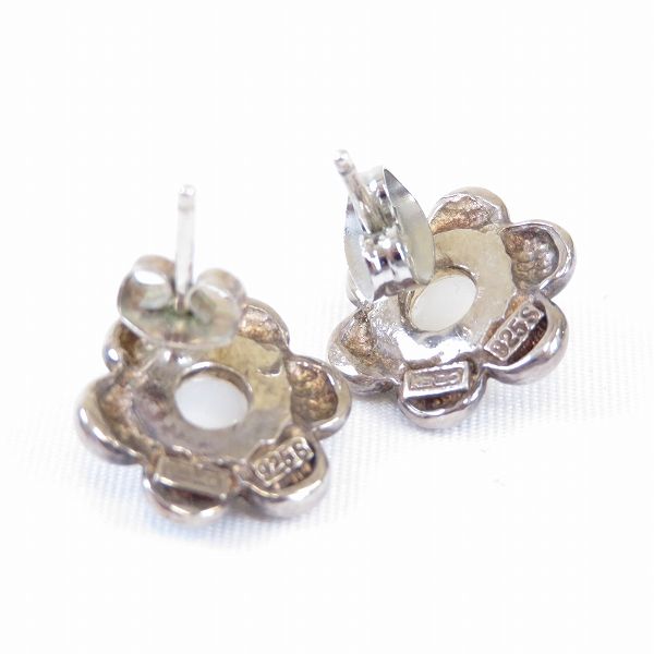 ae ケンゾー KENZO ピアス フラワー 花 シルバー 925S Silver
