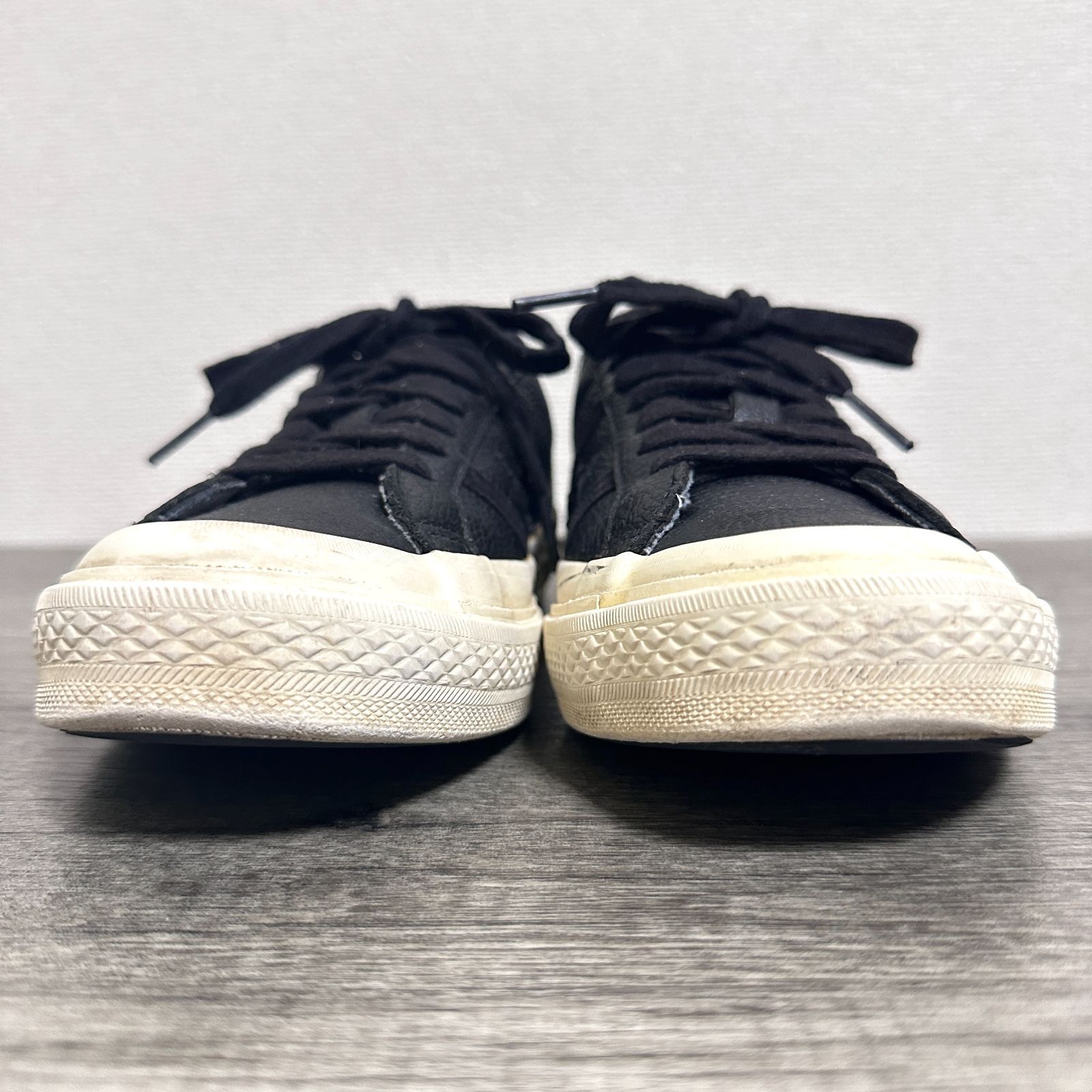 新品アダムエロペ 別注 converse STAR&BARS レザー コンバース 新品