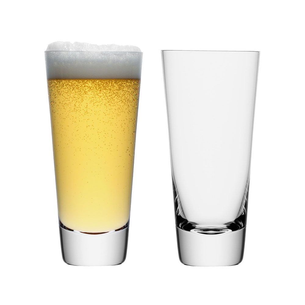 LSA MADRID マドリッド Lager Glass G099-21-301 600ml×2個セット TLA1074 / エルエスエー ビールグラス ガラス