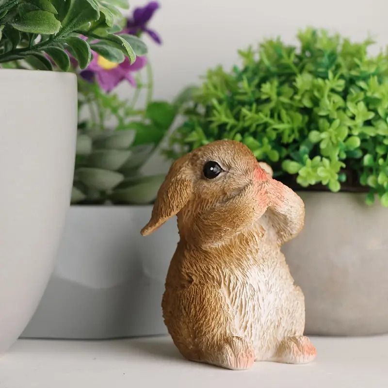 うさぎ ラビット ウサギ 3匹セット ガーデン オーナメント
