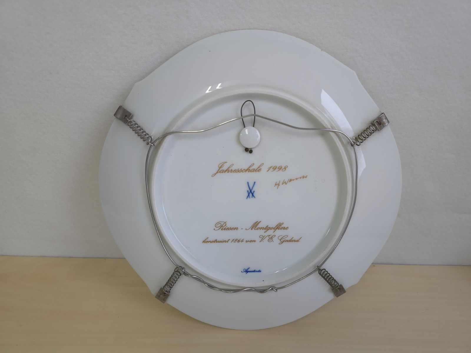 中古】M▽マイセン MEISSEN イヤープレート イヤーコレクション 1998年