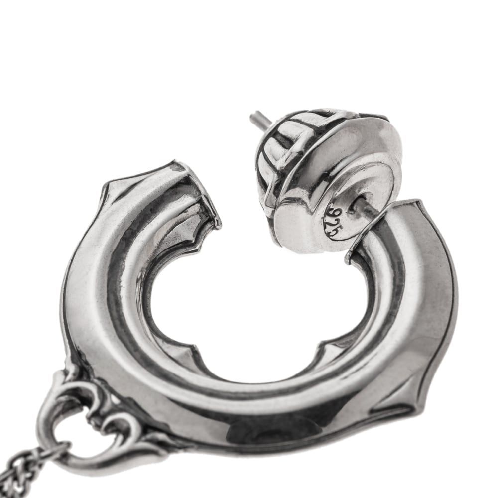 ダブルチェーンフープピアス アルテミスクラシック シルバー ジュエリーブランド NEXPOTALLINN_EU