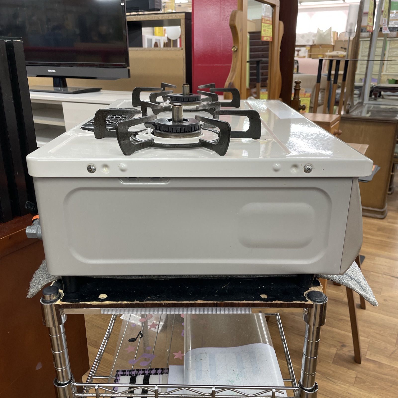 R521 ☀️ Rinnai LPガス（プロパンガス）コンロ 20年製 RTE564BEL