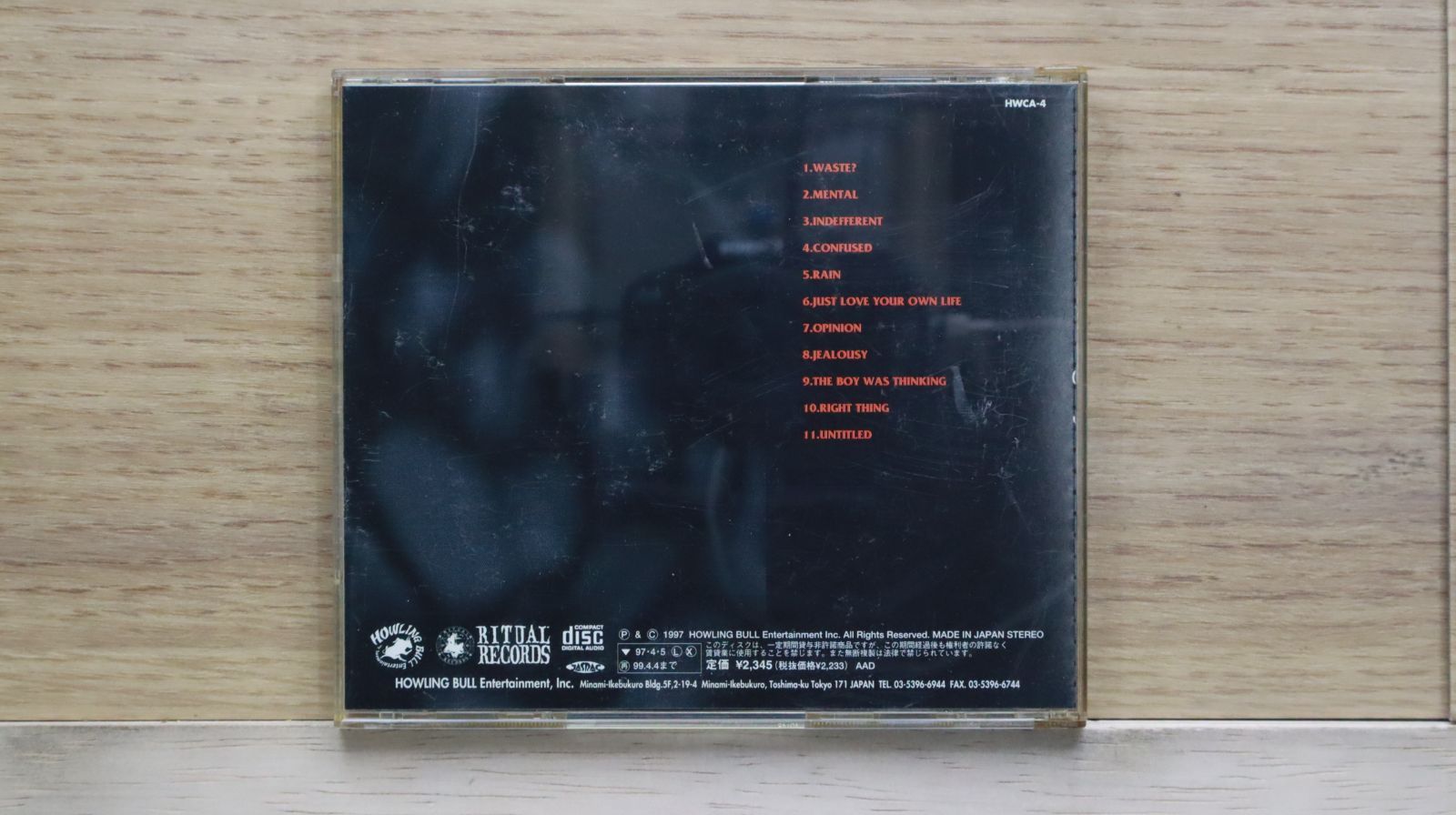 国内盤CD☆デス・ファイル/DEATH FILE□ HANG MYSELF 【HWCA4 国内盤CD☆デス・ファイル/DEATH FILE□ HANG MYSELF 【HWCA4