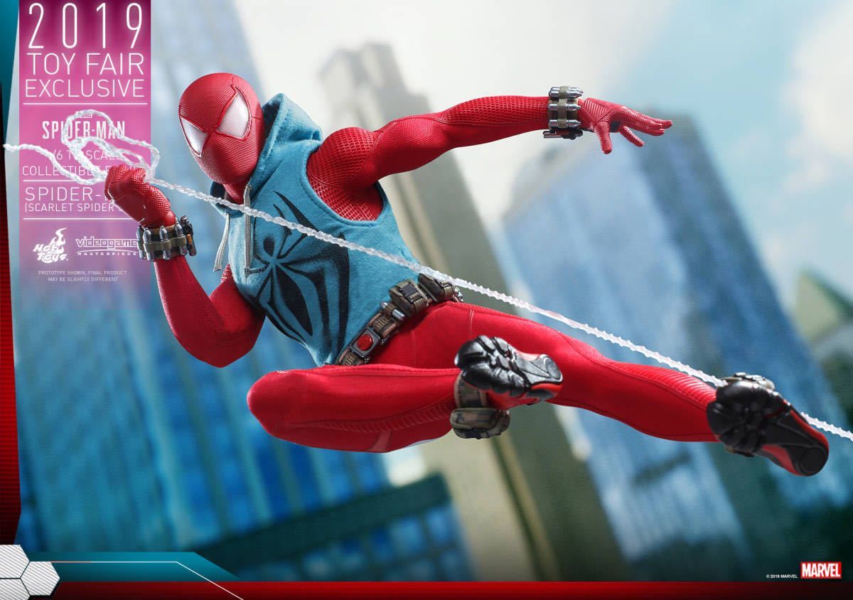 ホットトイズ 1/6 スパイダーマン スカーレット・スパイダー・スーツ版