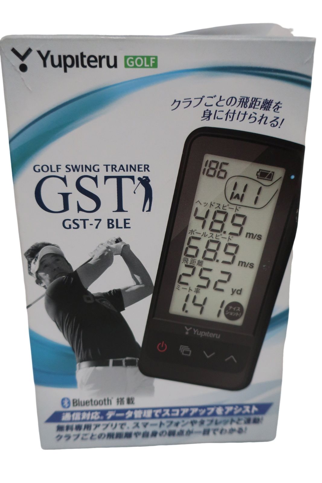 美品】Yupiteru(ユピテル) ゴルフスイングトレーナー GST-7 BLE ゴルフ