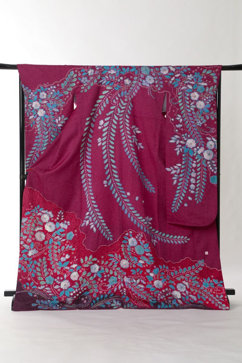 七五三　３歳から5歳　正絹お着物セット　総絞りの被布　　草履　手毬付き 七五三 3歳から5歳 正絹お着物セット 総絞りの被布 草履 手毬