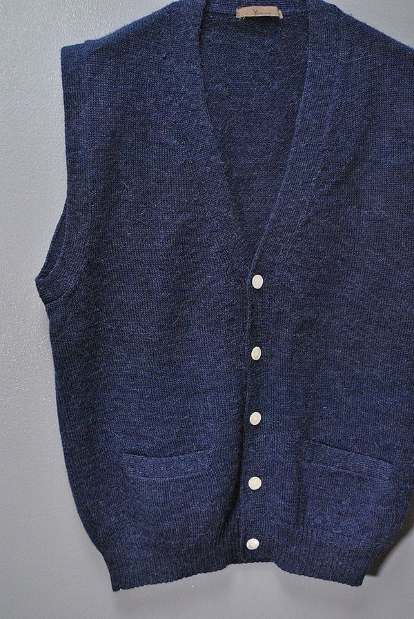 ヨウジヤマモト　ベストカーディガン Archive Y's for Men ウールカーディガンベスト ニットベスト